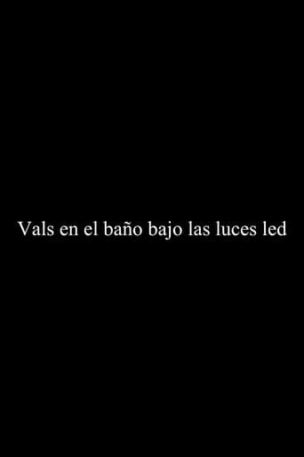 Vals en el baño bajo las luces LED