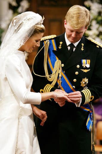 Huwelijk kroonprins Willem-Alexander en Máxima Zorreguieta