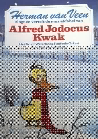 Herman van Veen zingt en vertelt de muziekfabel van Alfred Jodocus Kwak