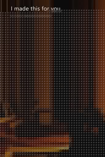 I made this for you