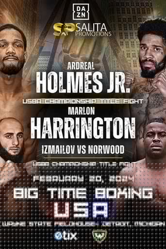 Ardreal Holmes Jr vs. Marlon Harrington