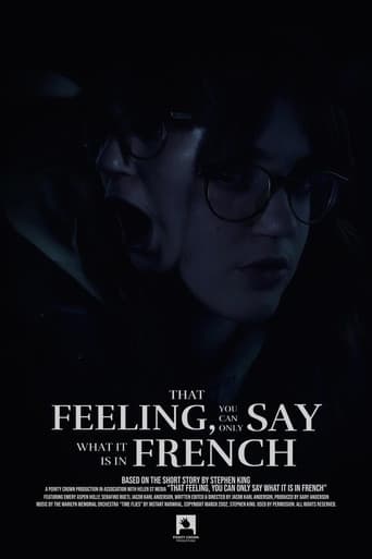 That Feeling, You Can Only Say What It Is In French