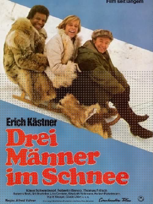 Drei Männer im Schnee