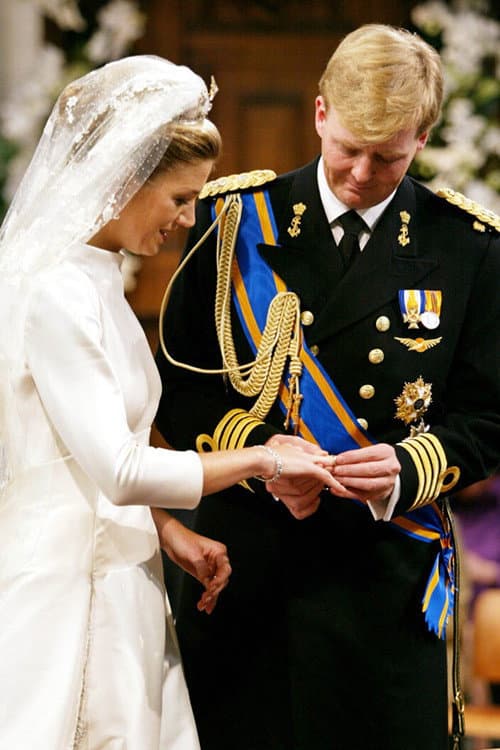 Huwelijk kroonprins Willem-Alexander en Máxima Zorreguieta