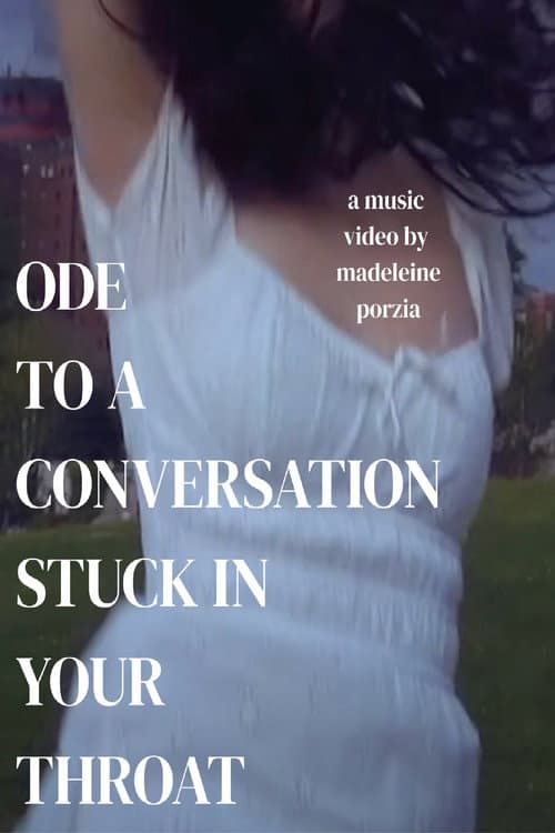 ode to a conversation stuck in your throat
