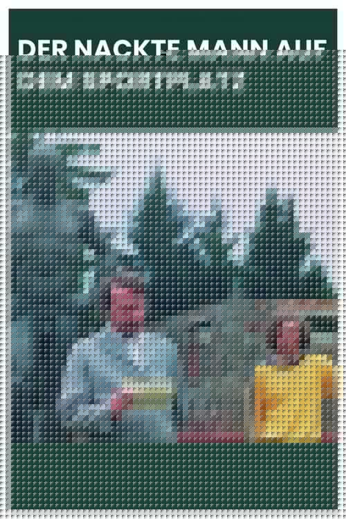 Der nackte Mann auf dem Sportplatz